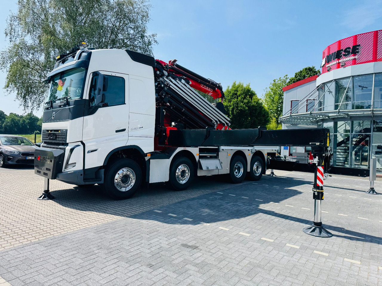 Volvo FH 540 mit Fassi F2150RAL Fly Jib + Winde - Xe tải thùng lửng/ Phẳng, Xe cẩu tự hành: hình 4 Volvo FH 540 mit Fassi F2150RAL Fly Jib + Winde - Xe tải thùng lửng/ Phẳng, Xe cẩu tự hành: hình 4