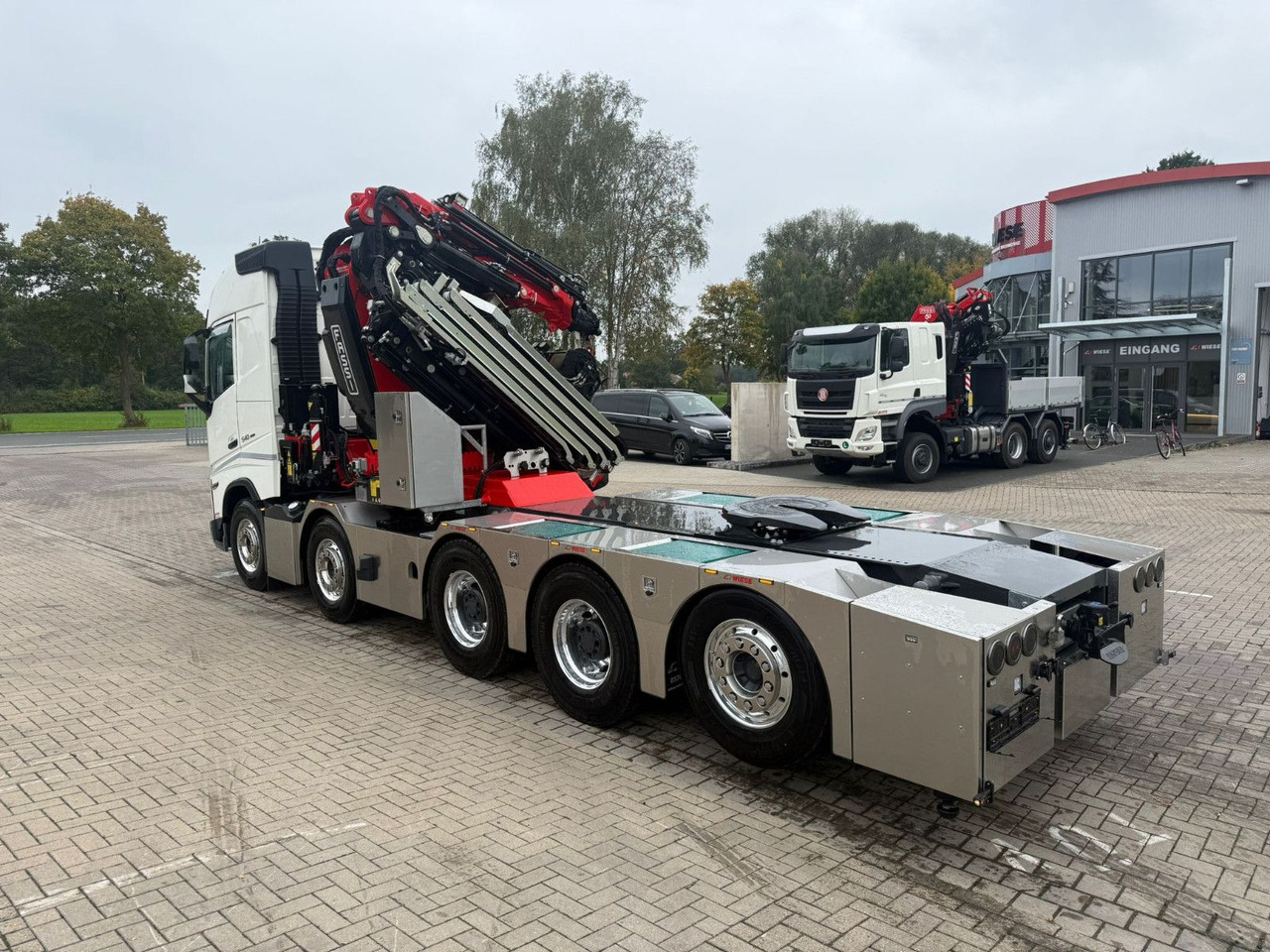 Volvo FH540 10x4 mit F1150 Ladekran, Sattelzugmaschine - Xe tải thùng lửng/ Phẳng, Xe cẩu tự hành: hình 3 Volvo FH540 10x4 mit F1150 Ladekran, Sattelzugmaschine - Xe tải thùng lửng/ Phẳng, Xe cẩu tự hành: hình 3