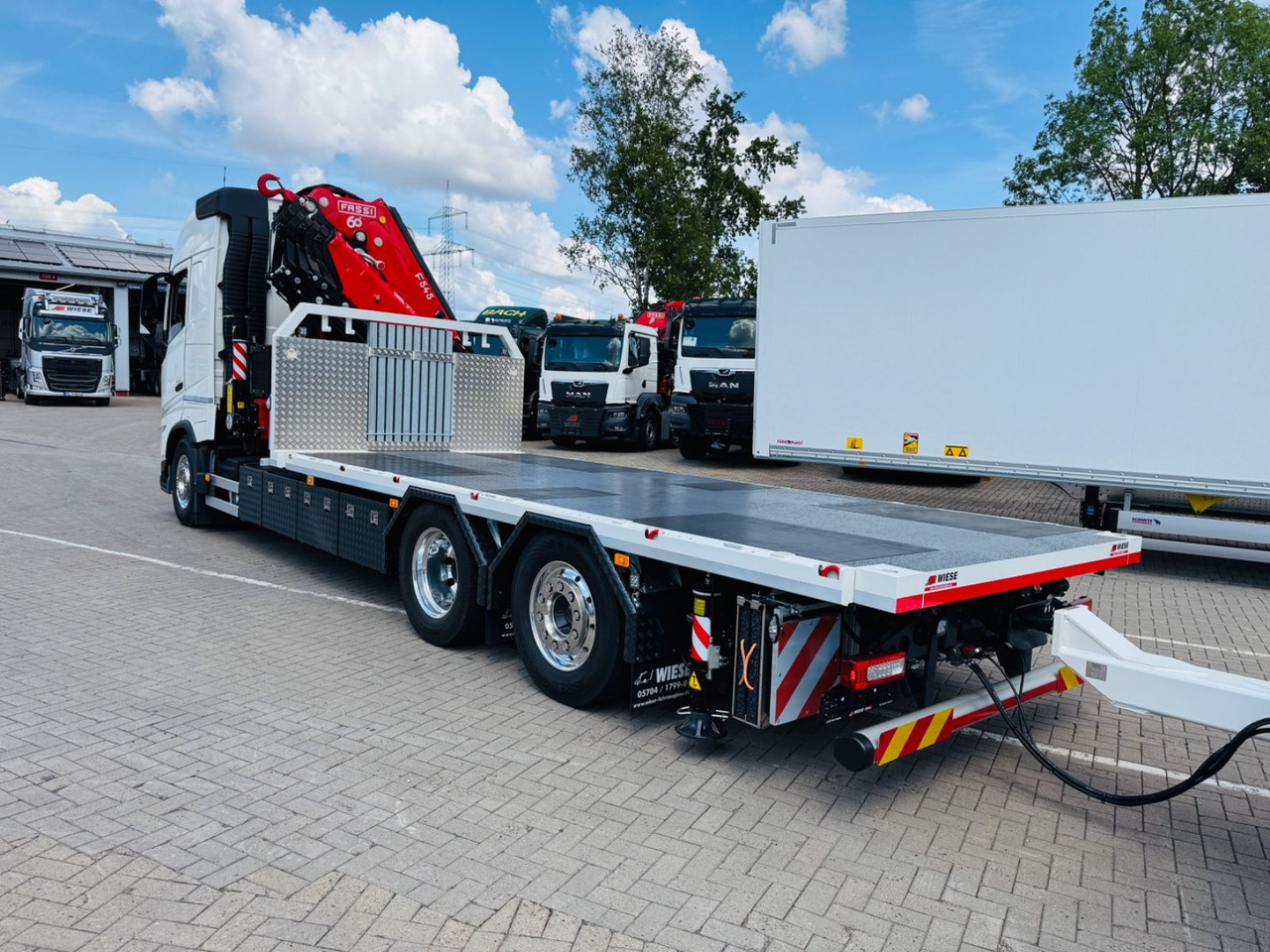 Volvo FH540 6x2 Containerpritsche mit F545RA.2.26 - Xe tải thùng lửng/ Phẳng, Xe cẩu tự hành: hình 4 Volvo FH540 6x2 Containerpritsche mit F545RA.2.26 - Xe tải thùng lửng/ Phẳng, Xe cẩu tự hành: hình 4
