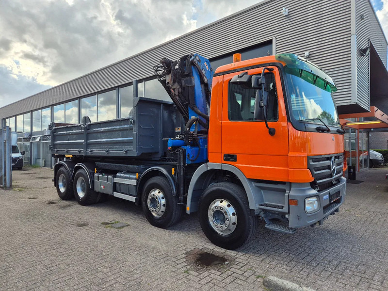 Mercedes-Benz Actros 3241 8X4 Containersysteem/ 20T HMF crane/ Manual - Xe tải nâng móc, Xe cẩu tự hành: hình 3 Mercedes-Benz Actros 3241 8X4 Containersysteem/ 20T HMF crane/ Manual - Xe tải nâng móc, Xe cẩu tự hành: hình 3
