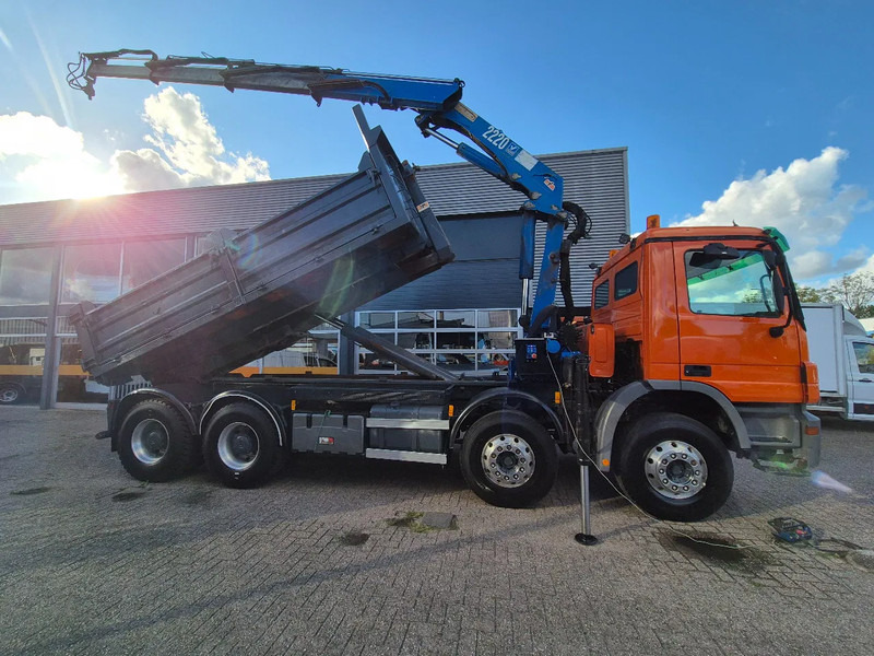 Mercedes-Benz Actros 3241 8X4 Containersysteem/ 20T HMF crane/ Manual - Xe tải nâng móc, Xe cẩu tự hành: hình 2 Mercedes-Benz Actros 3241 8X4 Containersysteem/ 20T HMF crane/ Manual - Xe tải nâng móc, Xe cẩu tự hành: hình 2