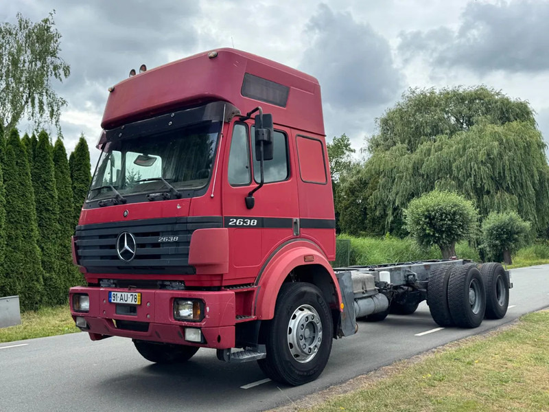 Mercedes-Benz SK 2638 V8 6X2 STEEL SPRING BIG AXLE HIGH CABINE PERFECT CONDITIONS - Xe tải khung gầm: hình 1 Mercedes-Benz SK 2638 V8 6X2 STEEL SPRING BIG AXLE HIGH CABINE PERFECT CONDITIONS - Xe tải khung gầm: hình 1