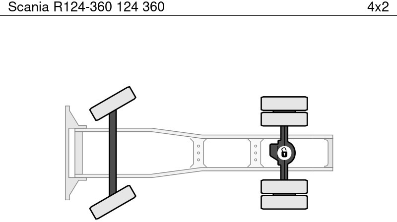 Xe đầu kéo Scania R124-360 124 360: hình 15