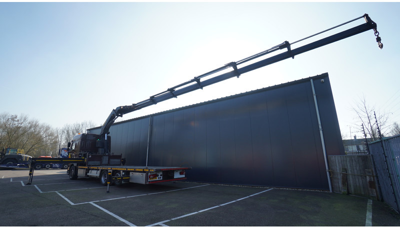 DAF XF 460 6X2 FLATBED TRUCK WITH PALFINGER PK 50002 CRANE - Xe cẩu tự hành: hình 3 DAF XF 460 6X2 FLATBED TRUCK WITH PALFINGER PK 50002 CRANE - Xe cẩu tự hành: hình 3