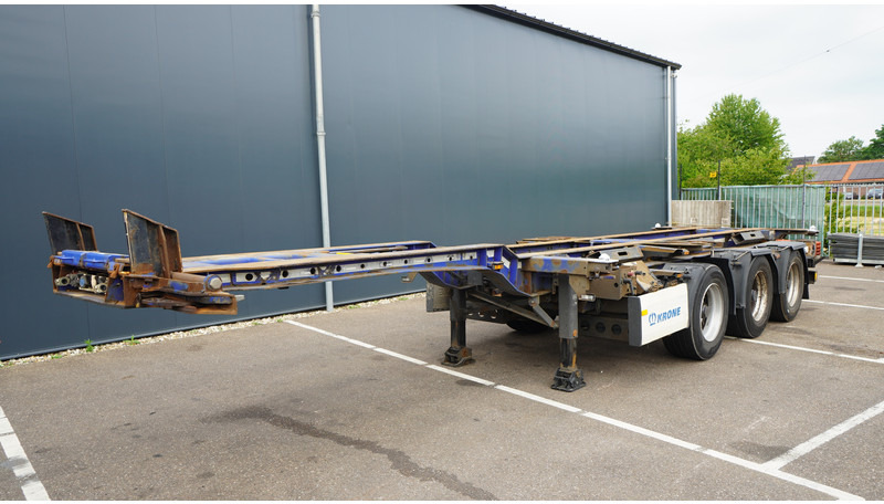 Krone 3 AXLE CONTAINER TRANSPORT TRAILER EXTENDABLE 45 FT - Xe chở container/ Sơ mi rơ moóc hoán đổi thân: hình 2 Krone 3 AXLE CONTAINER TRANSPORT TRAILER EXTENDABLE 45 FT - Xe chở container/ Sơ mi rơ moóc hoán đổi thân: hình 2