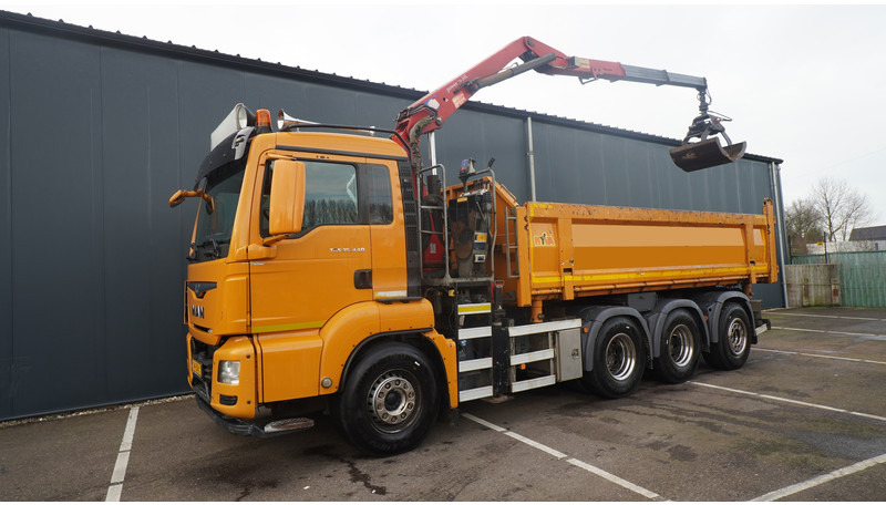 MAN TGS 35-440 8X4 2 SIDE TIPPER WITH HMF Z 1943 CRANE 415.000KM - Xe cẩu tự hành: hình 3 MAN TGS 35-440 8X4 2 SIDE TIPPER WITH HMF Z 1943 CRANE 415.000KM - Xe cẩu tự hành: hình 3