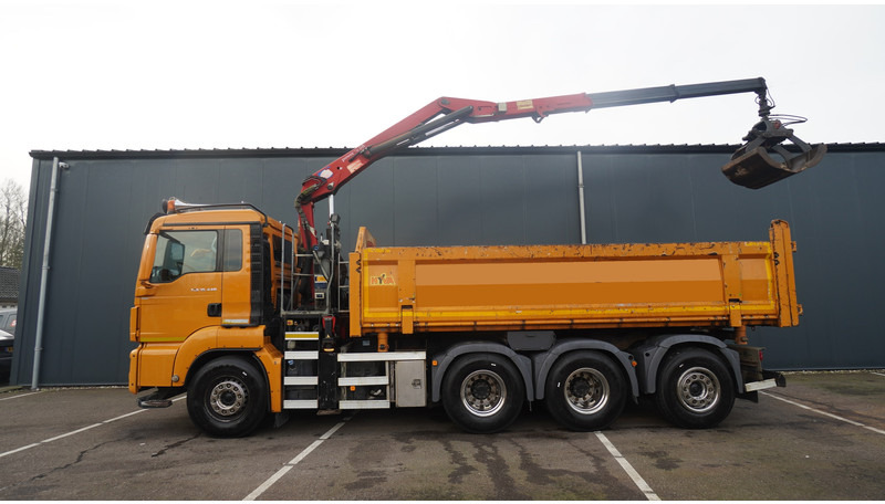 MAN TGS 35-440 8X4 2 SIDE TIPPER WITH HMF Z 1943 CRANE 415.000KM - Xe cẩu tự hành: hình 2 MAN TGS 35-440 8X4 2 SIDE TIPPER WITH HMF Z 1943 CRANE 415.000KM - Xe cẩu tự hành: hình 2