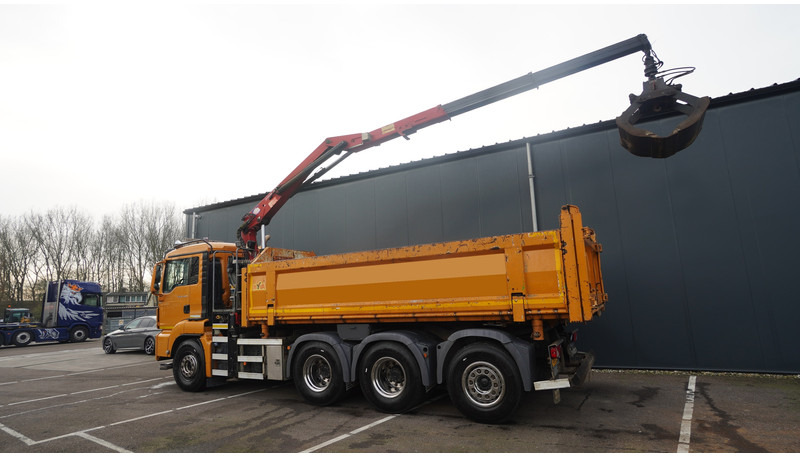 MAN TGS 35.440 8X4 2 SIDE TIPPER WITH HMF Z 1943 CRANE 415.000KM - Xe cẩu tự hành: hình 4 MAN TGS 35.440 8X4 2 SIDE TIPPER WITH HMF Z 1943 CRANE 415.000KM - Xe cẩu tự hành: hình 4