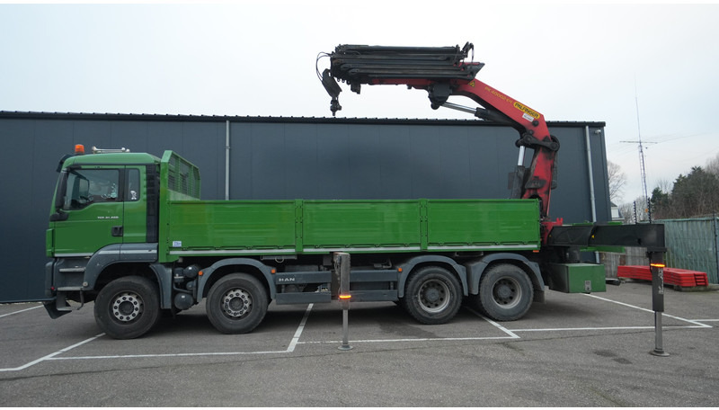 MAN TGS 41.460 8X4 OPEN BOX WITH PALFINGER PK 40002 EH CRANE 384.000KM - Xe cẩu tự hành: hình 1 MAN TGS 41.460 8X4 OPEN BOX WITH PALFINGER PK 40002 EH CRANE 384.000KM - Xe cẩu tự hành: hình 1
