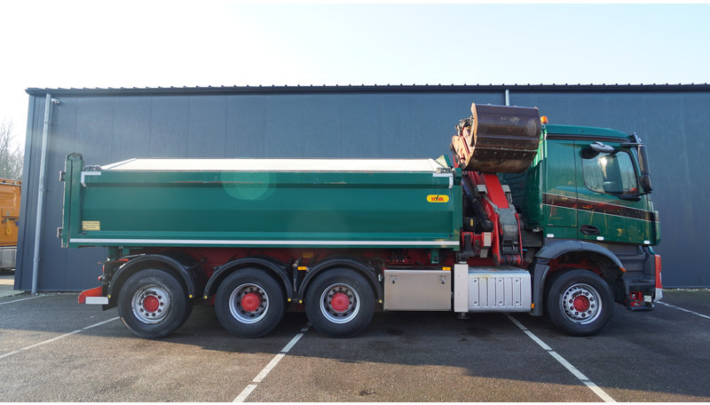 Mercedes-Benz AROCS 3542 8X4 2 SIDE TIPPER WITH HMF Z 1943 CRANE 407.000KM - Xe cẩu tự hành: hình 4 Mercedes-Benz AROCS 3542 8X4 2 SIDE TIPPER WITH HMF Z 1943 CRANE 407.000KM - Xe cẩu tự hành: hình 4