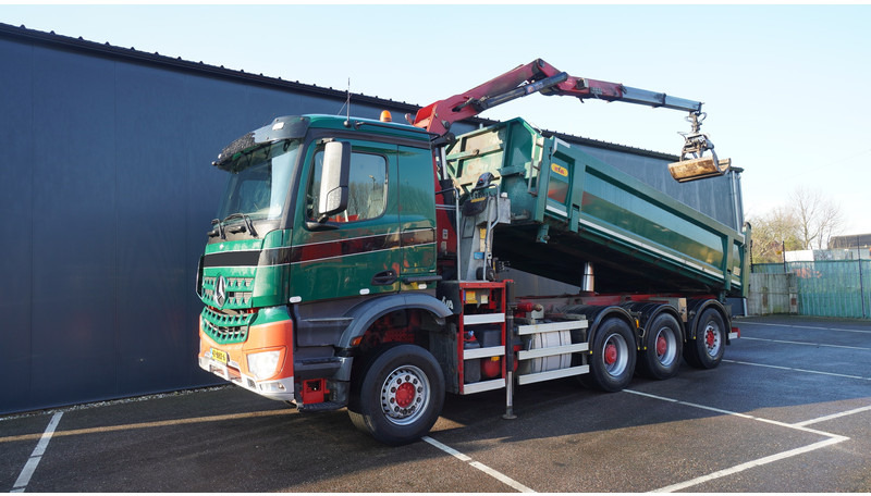 Mercedes-Benz AROCS 3542 8X4 2 SIDE TIPPER WITH HMF Z 1943 CRANE 407.000KM - Xe cẩu tự hành: hình 2 Mercedes-Benz AROCS 3542 8X4 2 SIDE TIPPER WITH HMF Z 1943 CRANE 407.000KM - Xe cẩu tự hành: hình 2