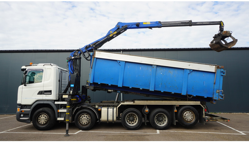 Scania G 490 10X4 CABLE SYSTEM TRUCK WITH PALFINGER Q180Z95TR CRANE - Xe cẩu tự hành: hình 1 Scania G 490 10X4 CABLE SYSTEM TRUCK WITH PALFINGER Q180Z95TR CRANE - Xe cẩu tự hành: hình 1