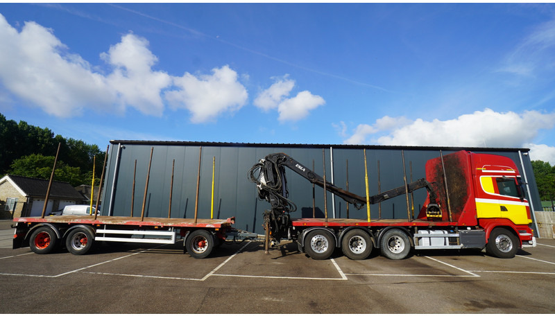 Scania R 580 V8 8X4 LOGTRANSPORT COMBI WITH MTDK YEAR 2012 TRAILER KESLA 46 CRANE - Xe chở gỗ, Xe cẩu tự hành: hình 4 Scania R 580 V8 8X4 LOGTRANSPORT COMBI WITH MTDK YEAR 2012 TRAILER KESLA 46 CRANE - Xe chở gỗ, Xe cẩu tự hành: hình 4