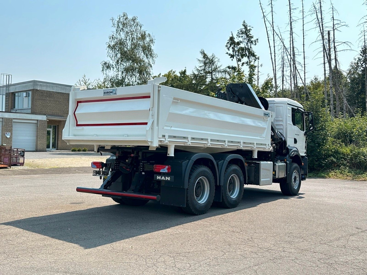 Xe ben, Xe cẩu tự hành MAN TGS 33.440 6x4 /3-Seiten- Kipper /  HIAB 228-6: hình 15
