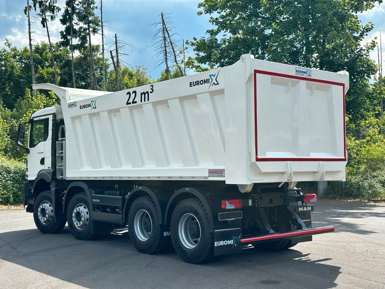 MAN TGS 41.400 8x4 / EUROMIX MTP 22m³/ Eckige Mulde - Xe ben: hình 4 MAN TGS 41.400 8x4 / EUROMIX MTP 22m³/ Eckige Mulde - Xe ben: hình 4