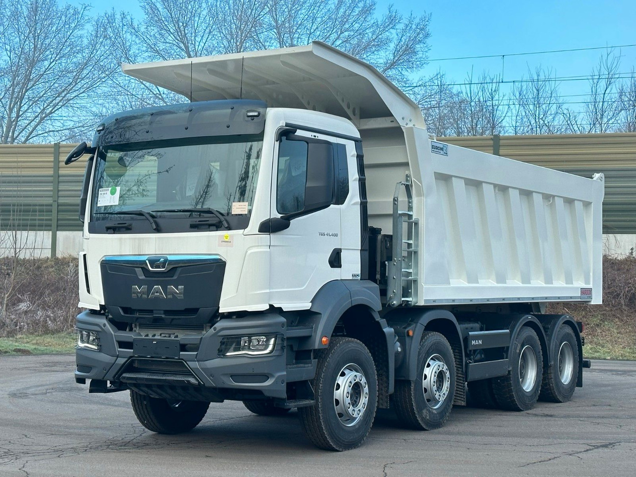 MAN TGS 41.400 8x4 / EUROMIX MTP 23m³/ Eckige Mulde - Xe ben: hình 1 MAN TGS 41.400 8x4 / EUROMIX MTP 23m³/ Eckige Mulde - Xe ben: hình 1