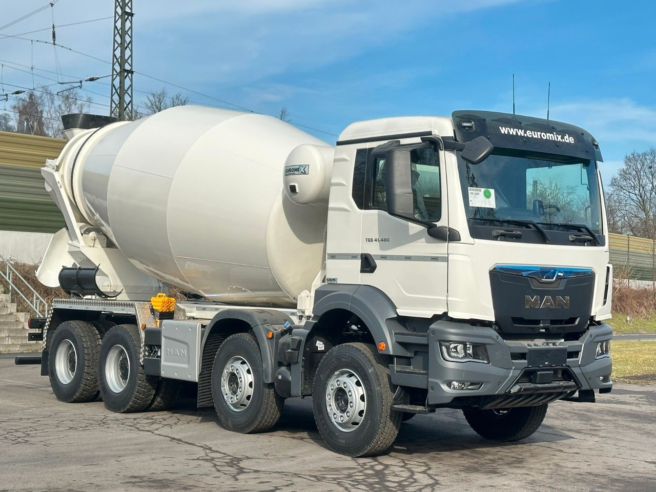 MAN TGS 41.480 8x4 /Euro6e Euromix EM 12 R - Xe trộn bê tông: hình 1 MAN TGS 41.480 8x4 /Euro6e Euromix EM 12 R - Xe trộn bê tông: hình 1