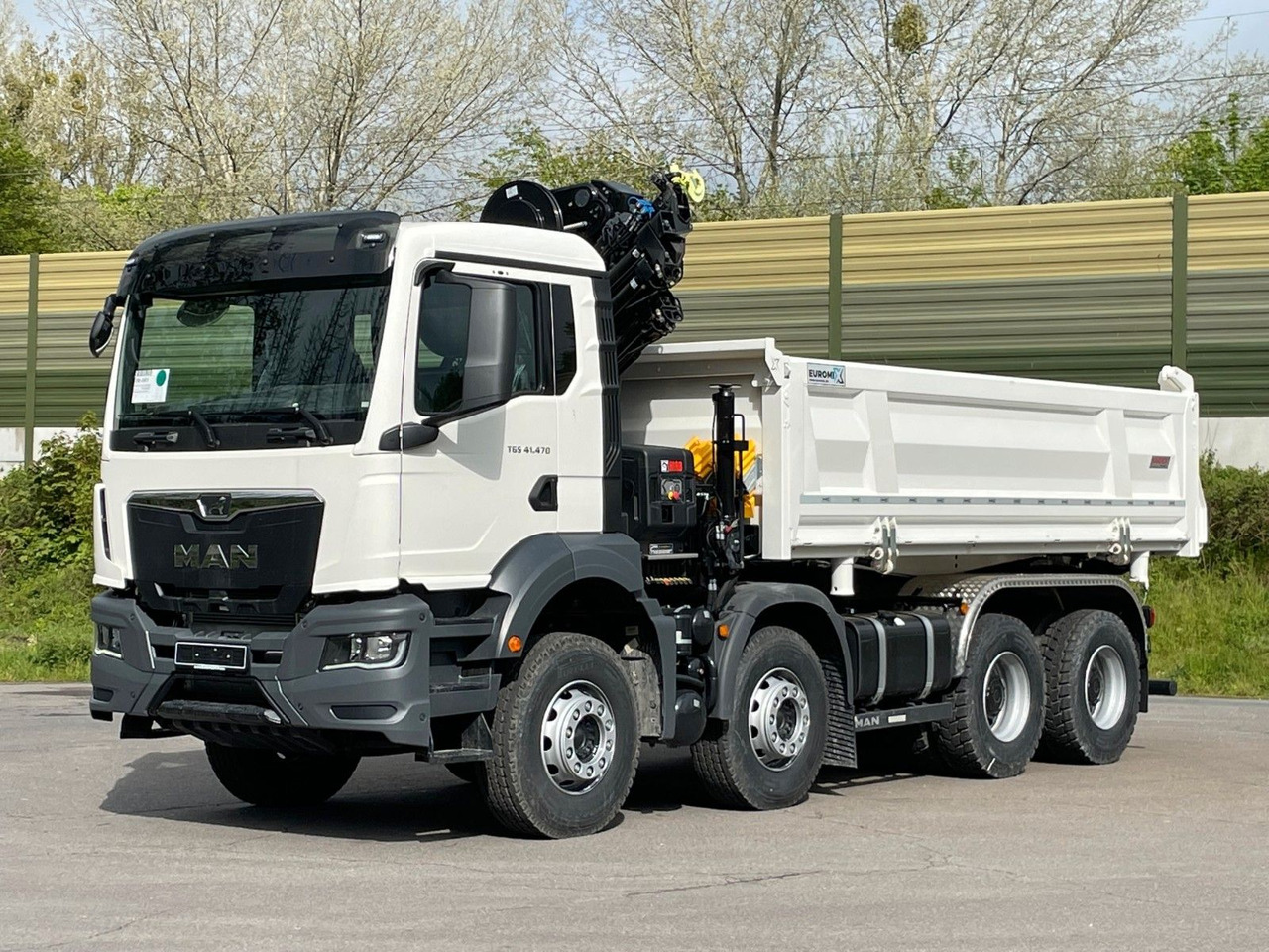 MAN TGS 41.480 8x4/Euro6e Euromix Kipper Hiab 228-6 - Xe ben, Xe cẩu tự hành: hình 2 MAN TGS 41.480 8x4/Euro6e Euromix Kipper Hiab 228-6 - Xe ben, Xe cẩu tự hành: hình 2