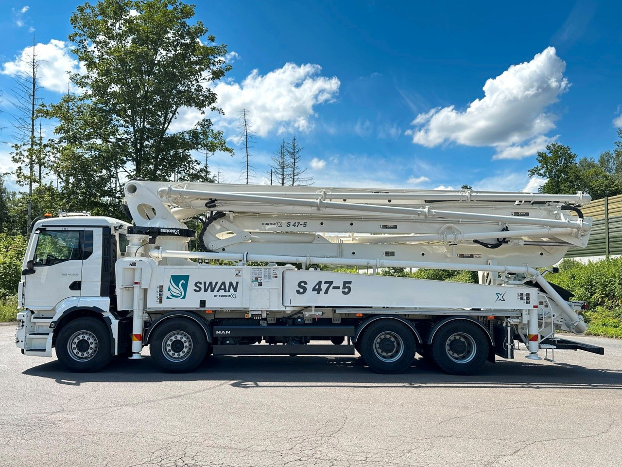 MAN TGS 41.520 8x4 SWAN TSP 47-5 160RZ ( 47m ) - Xe trộn bê tông: hình 3 MAN TGS 41.520 8x4 SWAN TSP 47-5 160RZ ( 47m ) - Xe trộn bê tông: hình 3