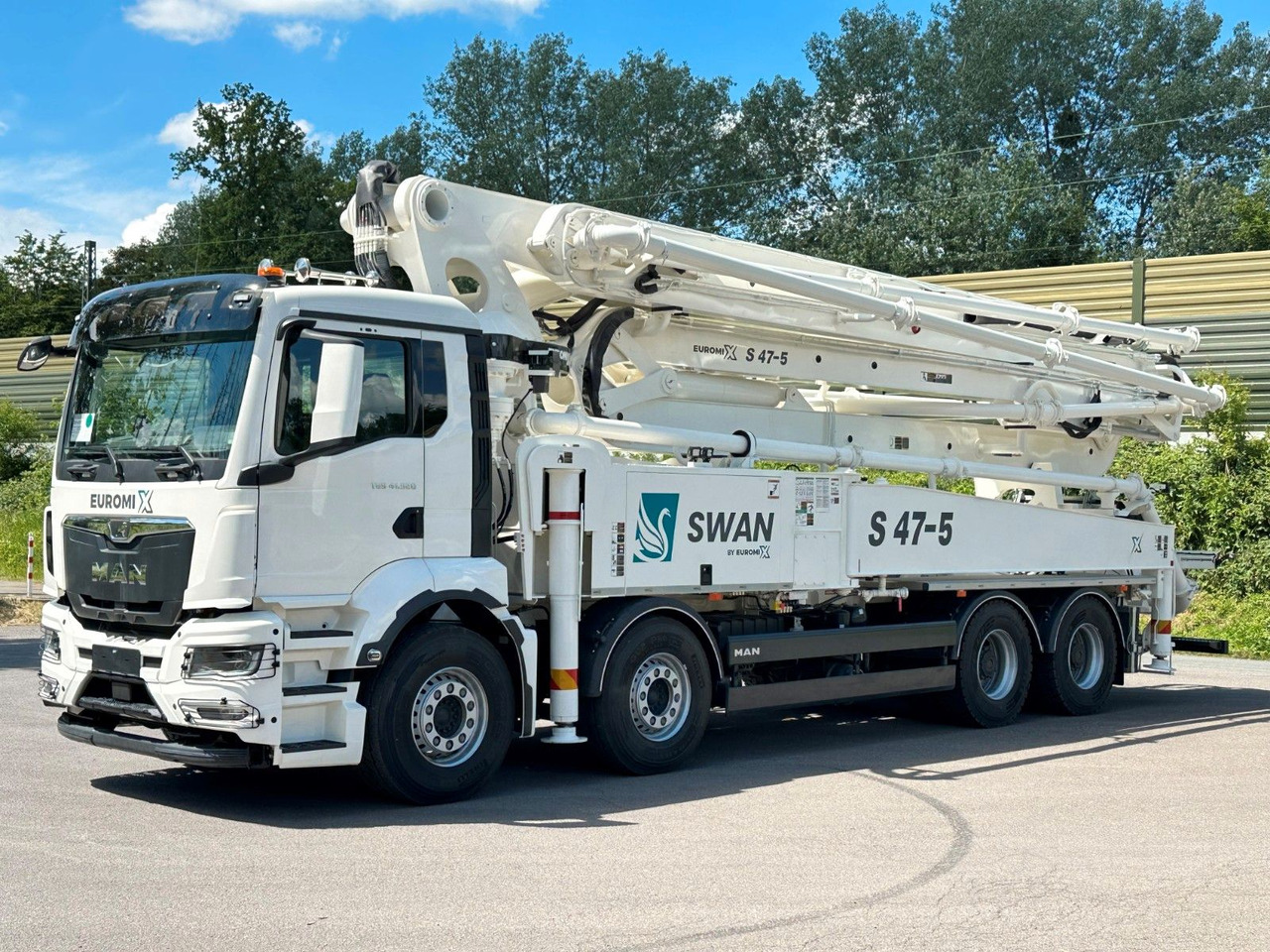MAN TGS 41.520 8x4 SWAN TSP 47-5 160RZ ( 47m ) - Xe trộn bê tông: hình 2 MAN TGS 41.520 8x4 SWAN TSP 47-5 160RZ ( 47m ) - Xe trộn bê tông: hình 2