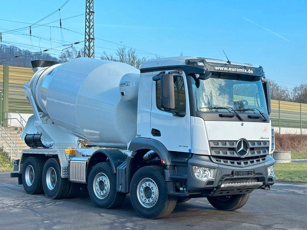 Mercedes-Benz Arocs 5 3743 8X4 / Euro6e EuromixMTP EM 10 L - Xe trộn bê tông: hình 1 Mercedes-Benz Arocs 5 3743 8X4 / Euro6e EuromixMTP EM 10 L - Xe trộn bê tông: hình 1
