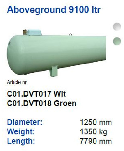 De Visser Propaan/Butaan LPG tank 9100 L gastank Propaan/Butaan LPG tank 9100 L (4,55 ton) Gastank Ø 1250 including tank fittings ID 11.10 L: 7790mm, 1350kg option of heating spiral - Bình nhiên liệu cho Xe tải: hình 4 De Visser Propaan/Butaan LPG tank 9100 L gastank Propaan/Butaan LPG tank 9100 L (4,55 ton) Gastank Ø 1250 including tank fittings ID 11.10 L: 7790mm, 1350kg option of heating spiral - Bình nhiên liệu cho Xe tải: hình 4