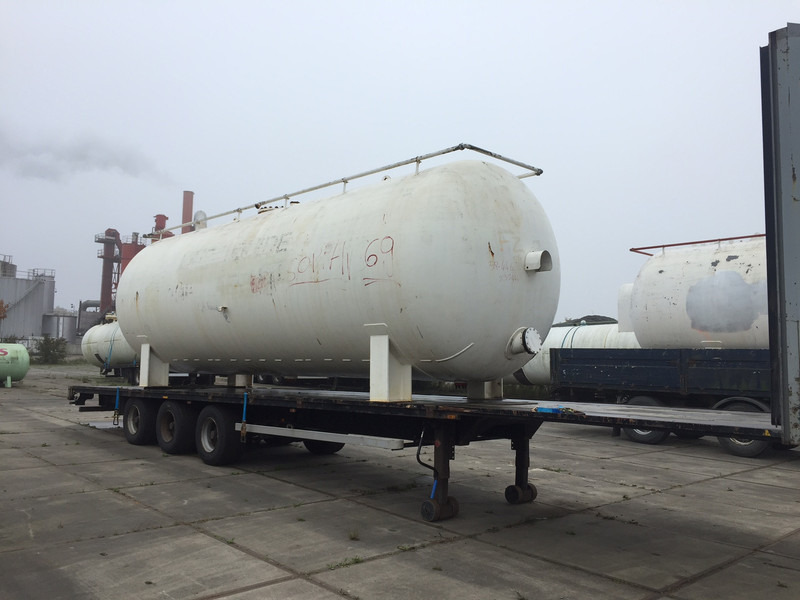 Van Hool Open flatbed trailer Stationary tank 50m3 - Gas, Gaz, LPG, GPL, Propane, Butane ID 1.1 - Sơ mi rơ moóc bồn: hình 1 Van Hool Open flatbed trailer Stationary tank 50m3 - Gas, Gaz, LPG, GPL, Propane, Butane ID 1.1 - Sơ mi rơ moóc bồn: hình 1