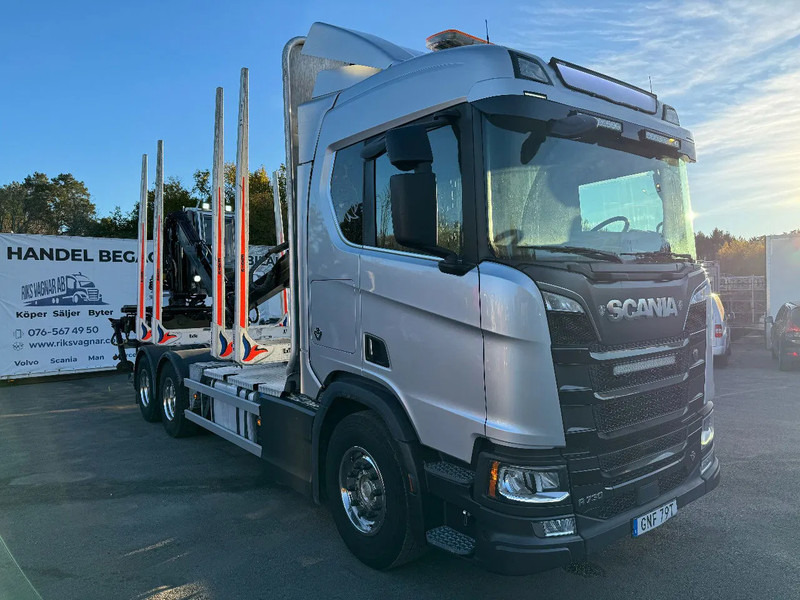 Scania R730 V8 6X4, Retarder, Timber-truck + Crane, 2020 - Xe chở gỗ, Xe cẩu tự hành: hình 2 Scania R730 V8 6X4, Retarder, Timber-truck + Crane, 2020 - Xe chở gỗ, Xe cẩu tự hành: hình 2