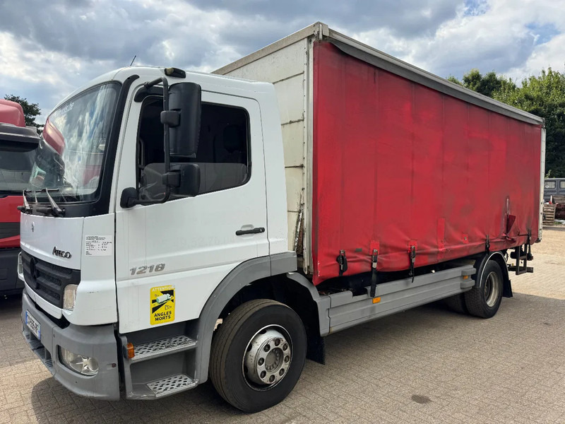 Mercedes-Benz Atego 1218 **FULL STEEL-SUSPENSION LAMES** - Xe tải thùng mui bạt: hình 1 Mercedes-Benz Atego 1218 **FULL STEEL-SUSPENSION LAMES** - Xe tải thùng mui bạt: hình 1