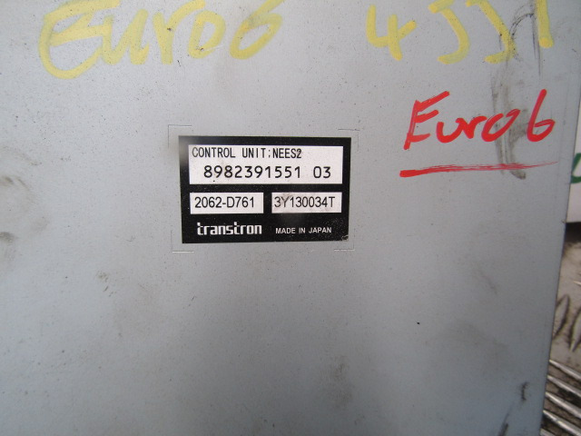 ISUZU N75 EURO 6 TRANSMISSION CONTROL UNIT P/NO 8982391551 03 - ECU cho Xe tải: hình 2 ISUZU N75 EURO 6 TRANSMISSION CONTROL UNIT P/NO 8982391551 03 - ECU cho Xe tải: hình 2
