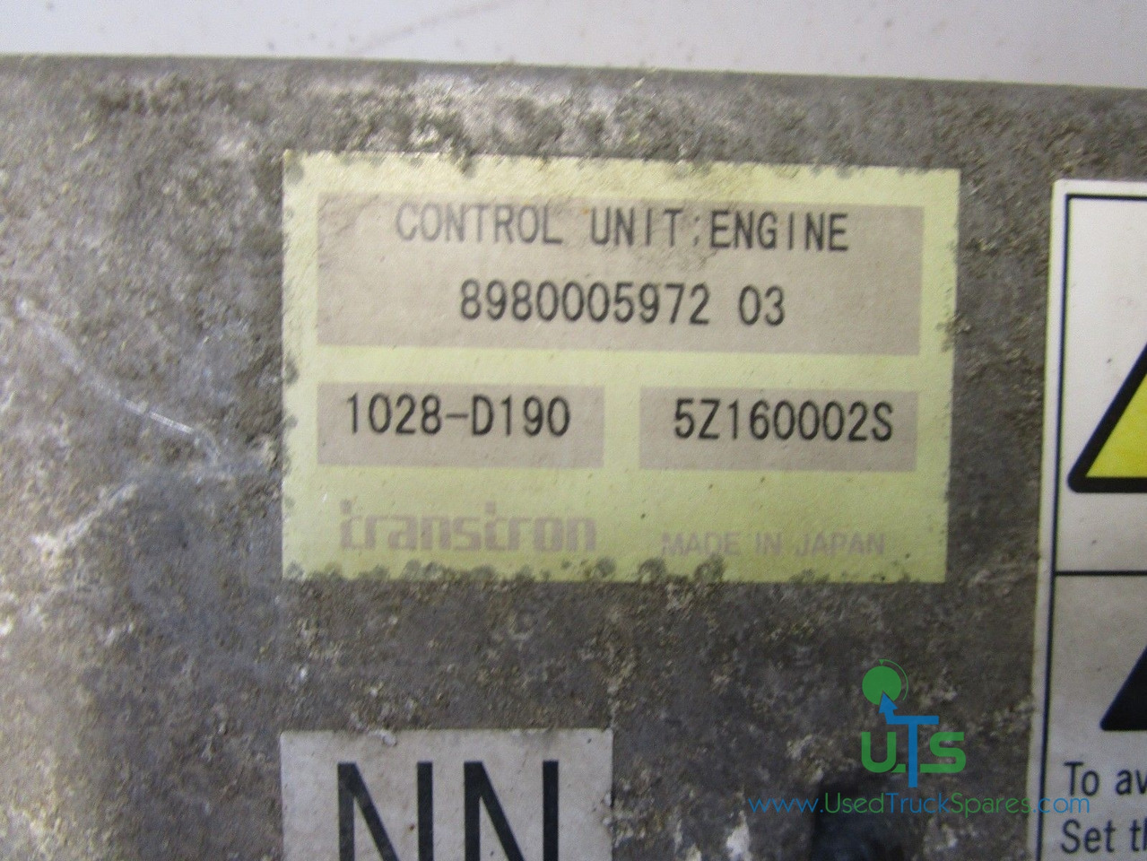 ISUZU NQR 4HK1 ENGINE ECU P/NO 8980005972 03 - ECU cho Xe tải: hình 2 ISUZU NQR 4HK1 ENGINE ECU P/NO 8980005972 03 - ECU cho Xe tải: hình 2