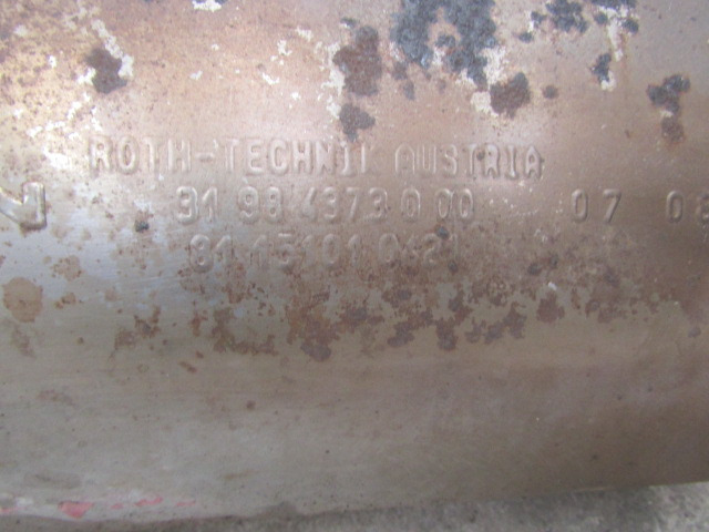 MAN TGM CAT/DPF P/NO 81.151010421 - Hệ thống xả cho Xe tải: hình 3 MAN TGM CAT/DPF P/NO 81.151010421 - Hệ thống xả cho Xe tải: hình 3