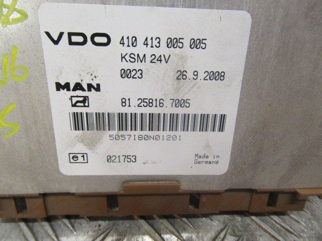MAN TGM KSM CONTROL UNIT 81.25816.7005 - Linh kiện điện cho Xe tải: hình 2 MAN TGM KSM CONTROL UNIT 81.25816.7005 - Linh kiện điện cho Xe tải: hình 2