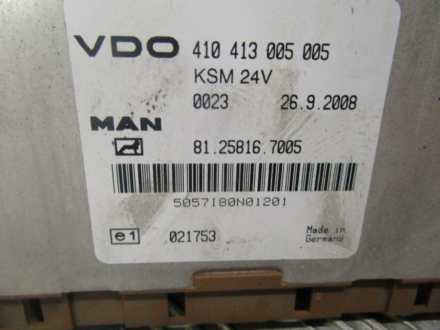 MAN TGM/TGS KSM CONTROL UNIT 81.25816.7005 - Linh kiện điện cho Xe tải: hình 2 MAN TGM/TGS KSM CONTROL UNIT 81.25816.7005 - Linh kiện điện cho Xe tải: hình 2
