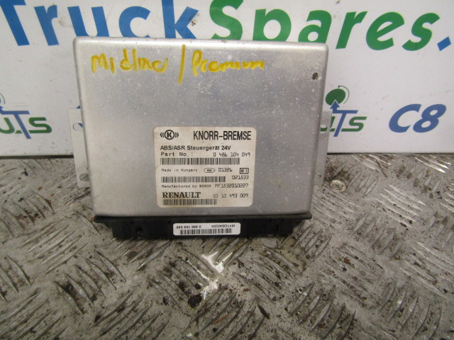 RENAULT MIDLUM DCI ABS/ASR ECU P/NO 486104049/5010453009 - Linh kiện điện cho Xe tải: hình 1 RENAULT MIDLUM DCI ABS/ASR ECU P/NO 486104049/5010453009 - Linh kiện điện cho Xe tải: hình 1