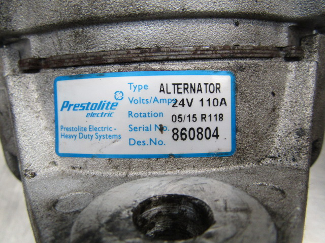 VOLVO FH13A ALTERNATOR 24V / 110A - Linh kiện điện cho Xe tải: hình 3 VOLVO FH13A ALTERNATOR 24V / 110A - Linh kiện điện cho Xe tải: hình 3
