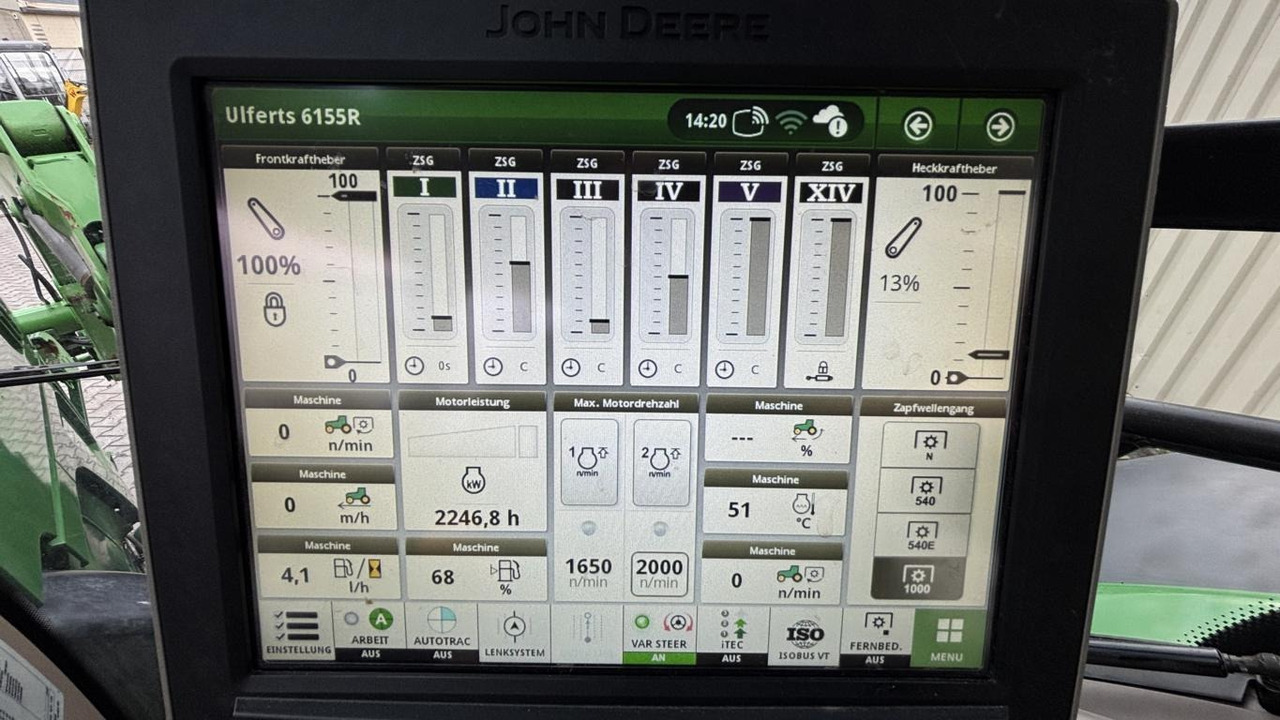 John Deere 6155R - Máy cày: hình 3 John Deere 6155R - Máy cày: hình 3