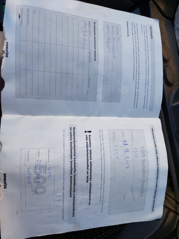 Máy thu hoạch rừng Komatsu 911: hình 11