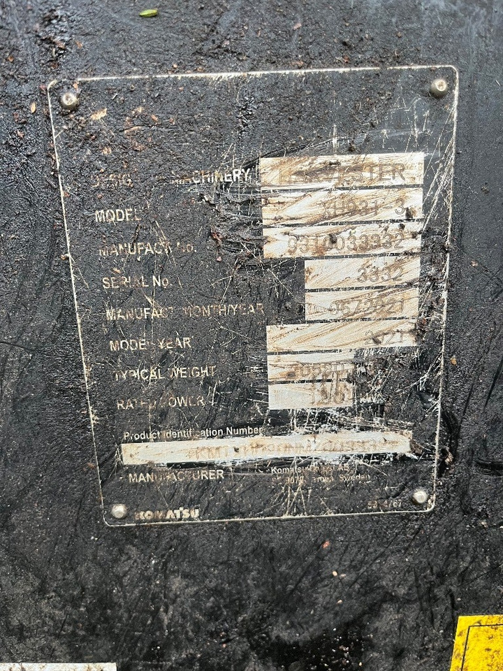 Máy thu hoạch rừng Komatsu 931: hình 13