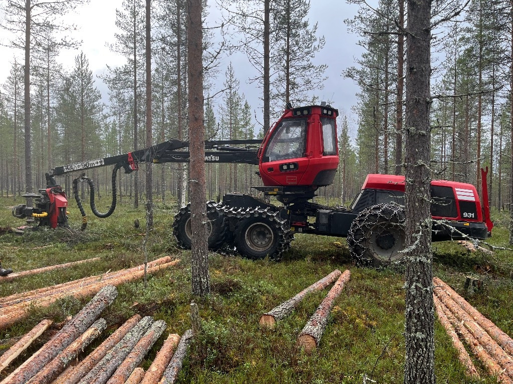 Máy thu hoạch rừng Komatsu 931: hình 8