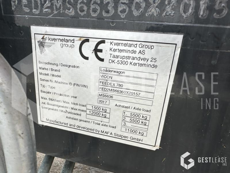 Xe kéo tự chất hàng Vicon Feedex 780: hình 13