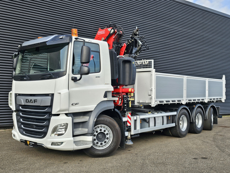 Xe tải nâng móc, Xe cẩu tự hành DAF CF 530 8x4-4 / FASSI 27.5 t/m CRANE + TIPPER: hình 11