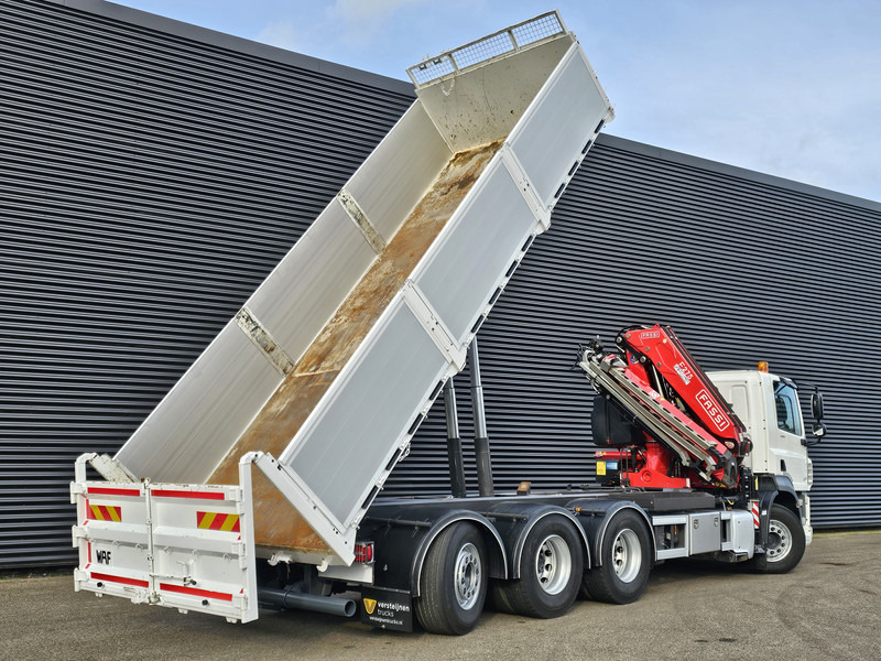 Xe tải nâng móc, Xe cẩu tự hành DAF CF 530 8x4-4 / FASSI 27.5 t/m CRANE + TIPPER: hình 9
