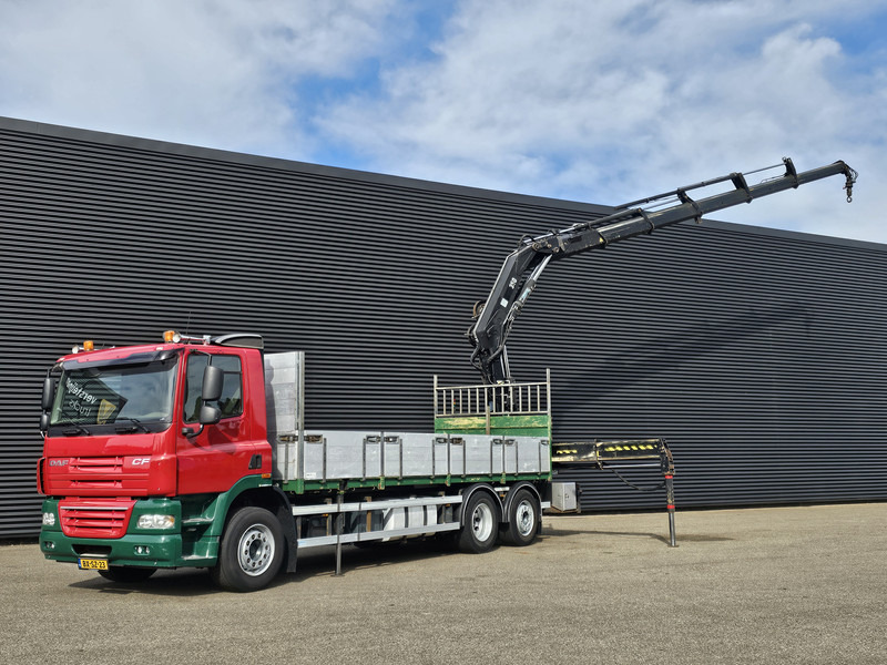 DAF CF 85.410 6x2 / HIAB 35 t/m crane / kran + REMOTE - Xe tải thùng lửng/ Phẳng, Xe cẩu tự hành: hình 1 DAF CF 85.410 6x2 / HIAB 35 t/m crane / kran + REMOTE - Xe tải thùng lửng/ Phẳng, Xe cẩu tự hành: hình 1