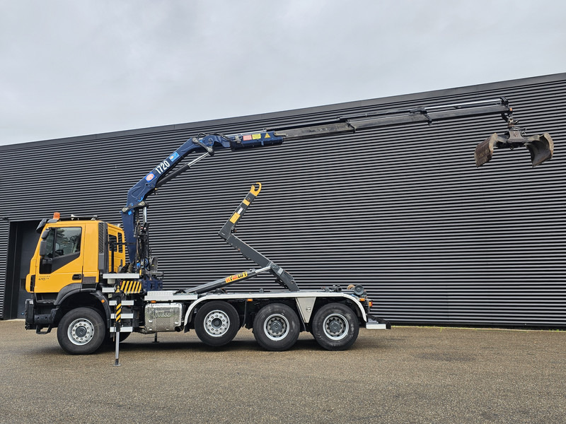 Iveco TRAKKER 380 8X6 / EURO 6 / CRANE + HOOKLIFT - Xe tải nâng móc, Xe cẩu tự hành: hình 3 Iveco TRAKKER 380 8X6 / EURO 6 / CRANE + HOOKLIFT - Xe tải nâng móc, Xe cẩu tự hành: hình 3