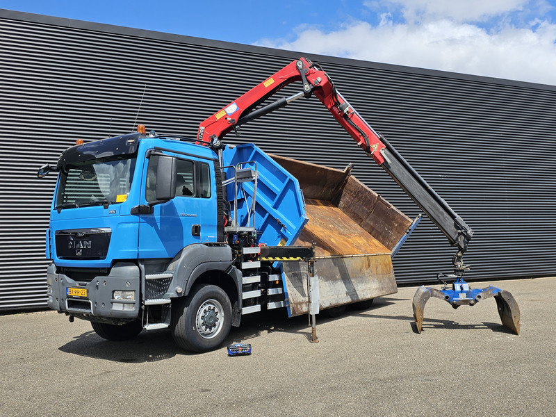 MAN TGS 28.400 6X4-4 BL / CRANE + 2 SIDE TIPPER - Xe ben, Xe cẩu tự hành: hình 3 MAN TGS 28.400 6X4-4 BL / CRANE + 2 SIDE TIPPER - Xe ben, Xe cẩu tự hành: hình 3