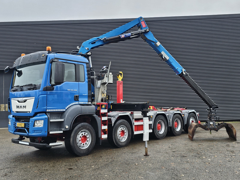 MAN TGS 47.440 BBL / 10X4 HOOKLIFT + Z CRANE - Xe tải nâng móc, Xe cẩu tự hành: hình 3 MAN TGS 47.440 BBL / 10X4 HOOKLIFT + Z CRANE - Xe tải nâng móc, Xe cẩu tự hành: hình 3