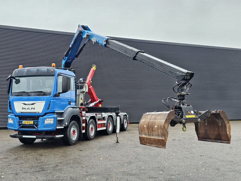 MAN TGS 47.440 BBL / 10X4 HOOKLIFT + Z CRANE - Xe tải nâng móc, Xe cẩu tự hành: hình 2 MAN TGS 47.440 BBL / 10X4 HOOKLIFT + Z CRANE - Xe tải nâng móc, Xe cẩu tự hành: hình 2