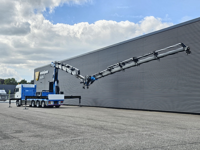 MAN TGX 35.480 8x4-4 / HMF 85 t/m + JIB / WINCH - Xe tải thùng lửng/ Phẳng, Xe cẩu tự hành: hình 3 MAN TGX 35.480 8x4-4 / HMF 85 t/m + JIB / WINCH - Xe tải thùng lửng/ Phẳng, Xe cẩu tự hành: hình 3