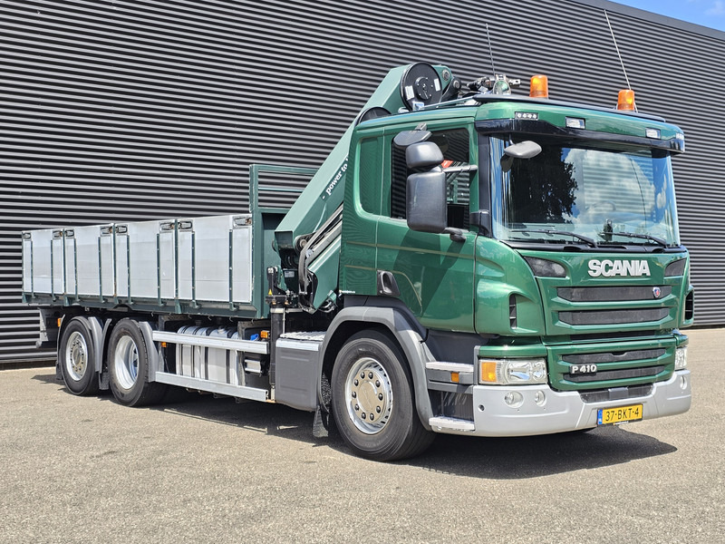 Scania P410 / 6X2-4 / 21 t/m CRANE / KRAN - Xe tải thùng lửng/ Phẳng, Xe cẩu tự hành: hình 4 Scania P410 / 6X2-4 / 21 t/m CRANE / KRAN - Xe tải thùng lửng/ Phẳng, Xe cẩu tự hành: hình 4